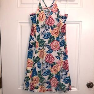 H&M- Flower Spaghetti Strap Sundress SIZE:12
